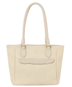 Fashion Shopper Tote Bag JY-0521-M IVORY